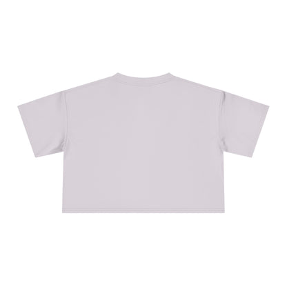 Crop Tee — "IRATE" Bold Lettering Graphic Top
