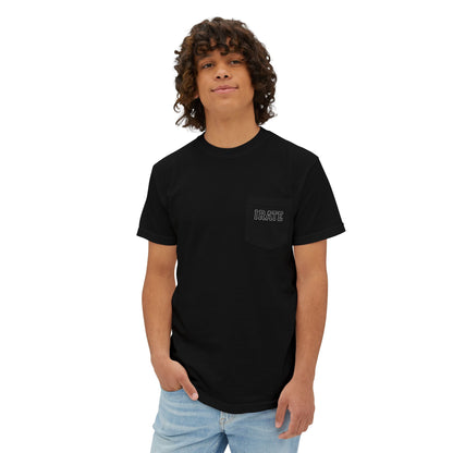 Pocket T‑Shirt — Minimal 'THAT?' Chest Pocket Graphic