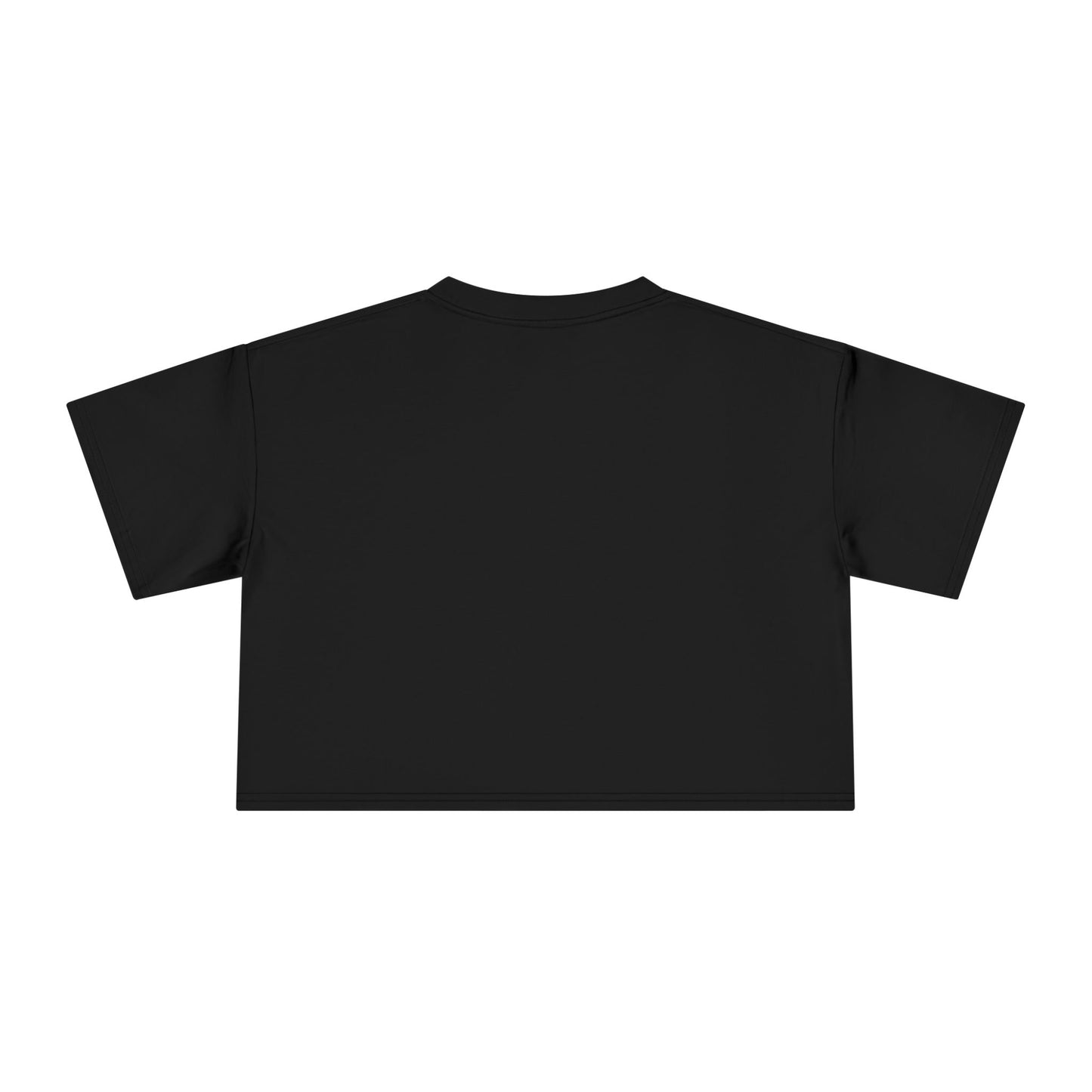 Crop Tee — "IRATE" Bold Lettering Graphic Top