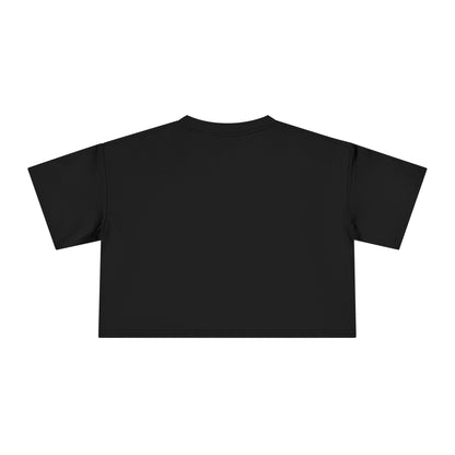 Crop Tee — "IRATE" Bold Lettering Graphic Top