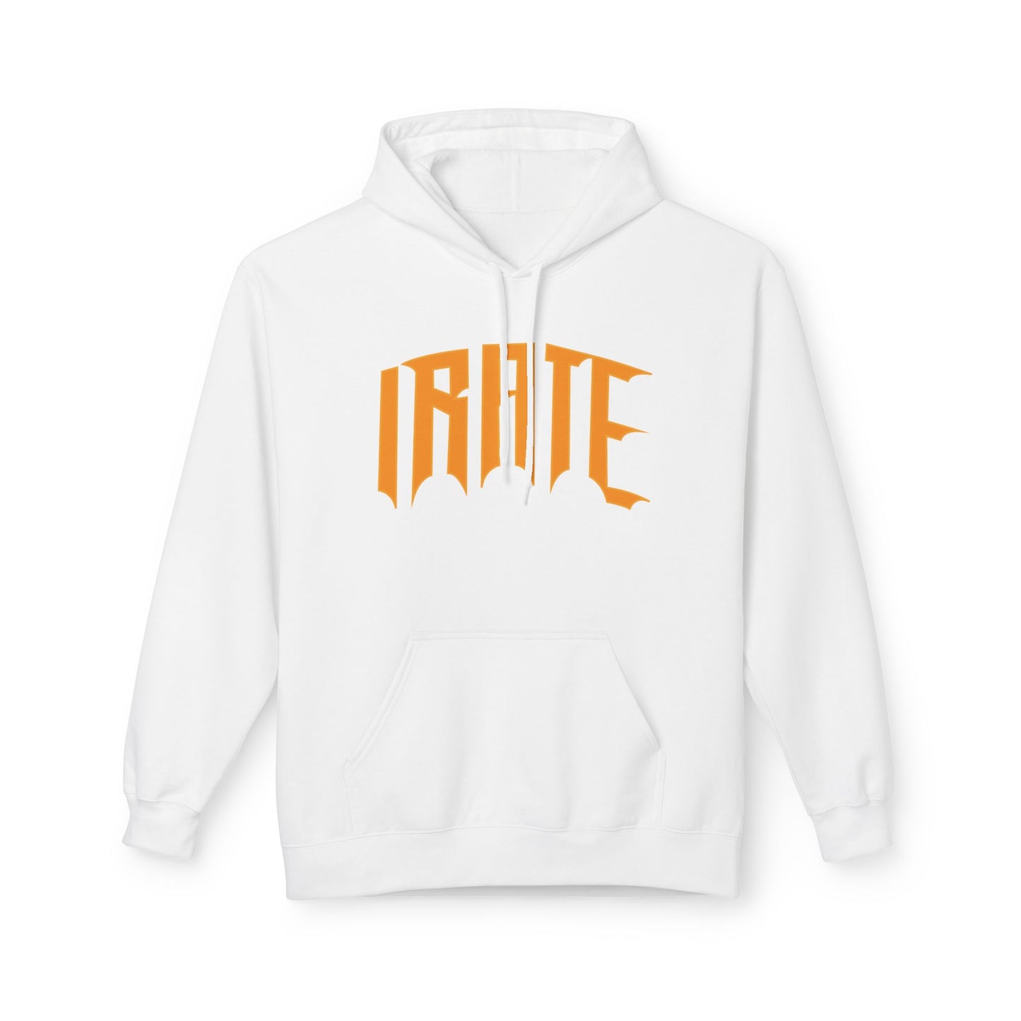 Brute Gothic Logo Hoodie - Orange Graphic Pullover