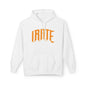 Brute Gothic Logo Hoodie - Orange Graphic Pullover