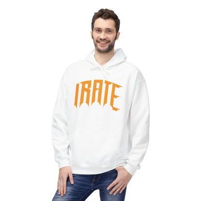 Brute Gothic Logo Hoodie - Orange Graphic Pullover