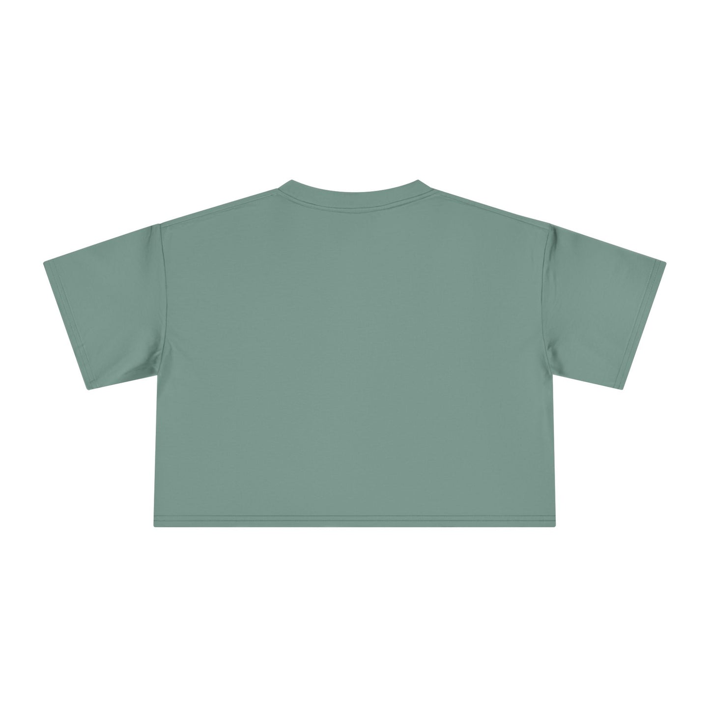 Crop Tee — "IRATE" Bold Lettering Graphic Top