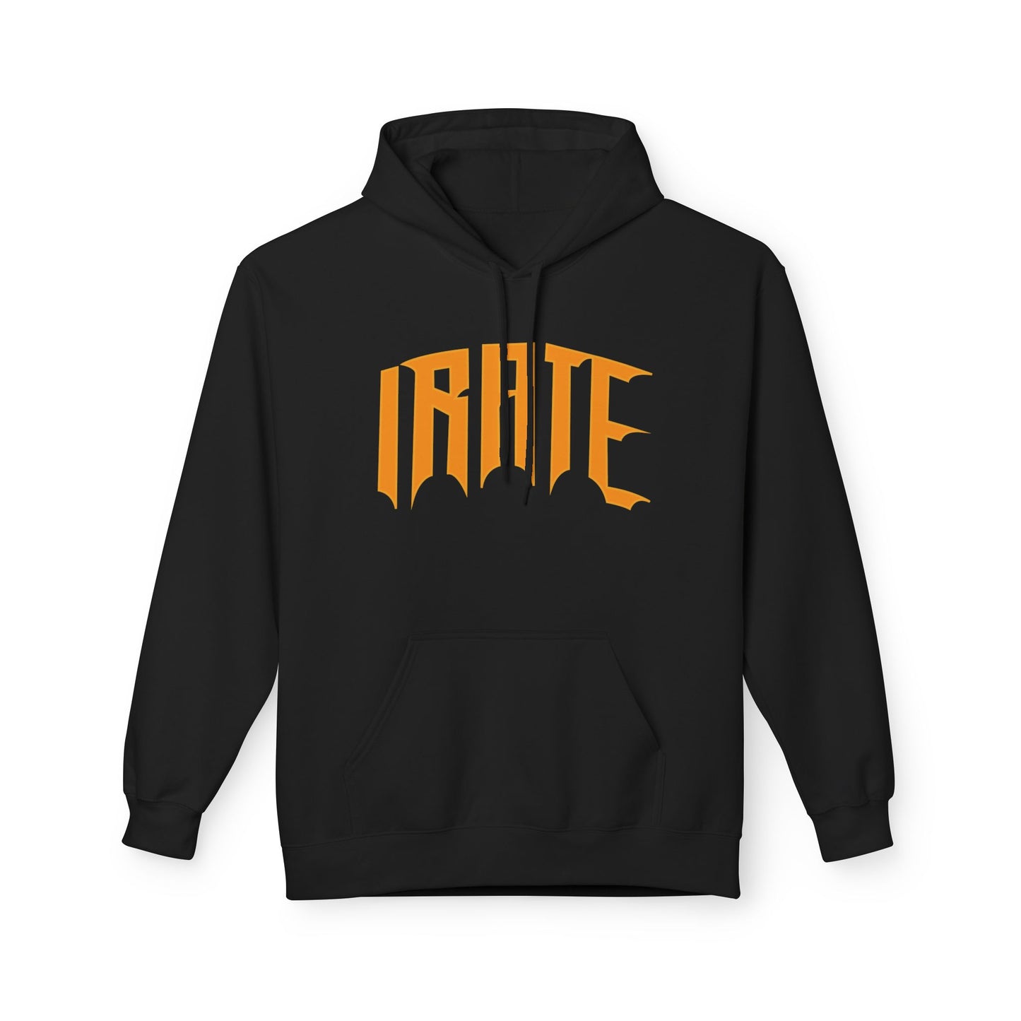 Brute Gothic Logo Hoodie - Orange Graphic Pullover