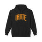 Brute Gothic Logo Hoodie - Orange Graphic Pullover