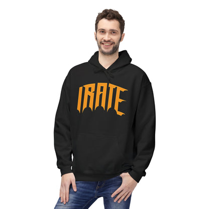 Brute Gothic Logo Hoodie - Orange Graphic Pullover