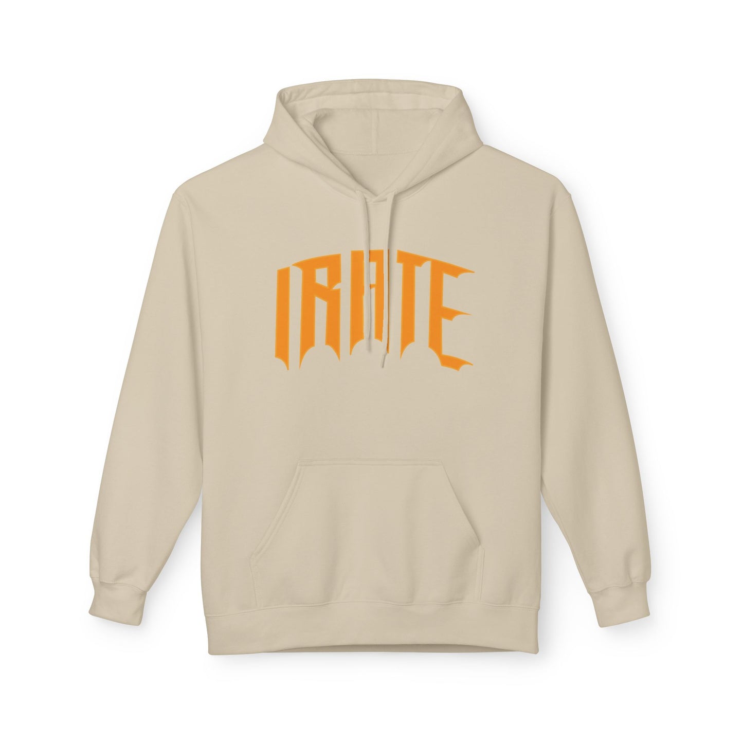 Brute Gothic Logo Hoodie - Orange Graphic Pullover
