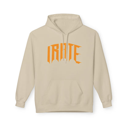 Brute Gothic Logo Hoodie - Orange Graphic Pullover